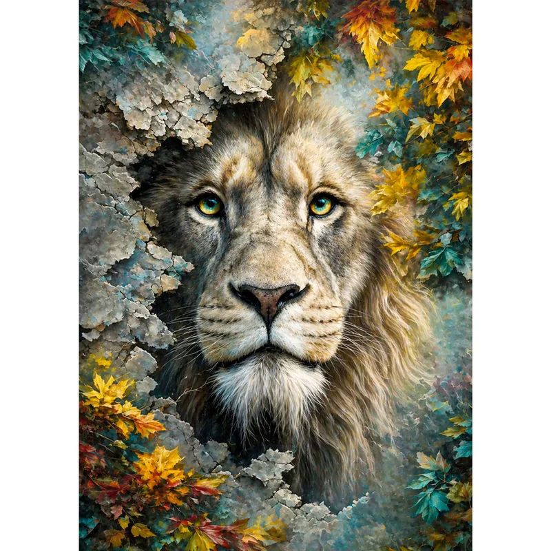 5D Diamond Painting – König des Herbstwaldes