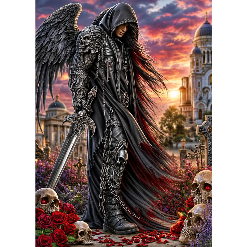 5D Diamond Painting – Wächter der Dämmerung