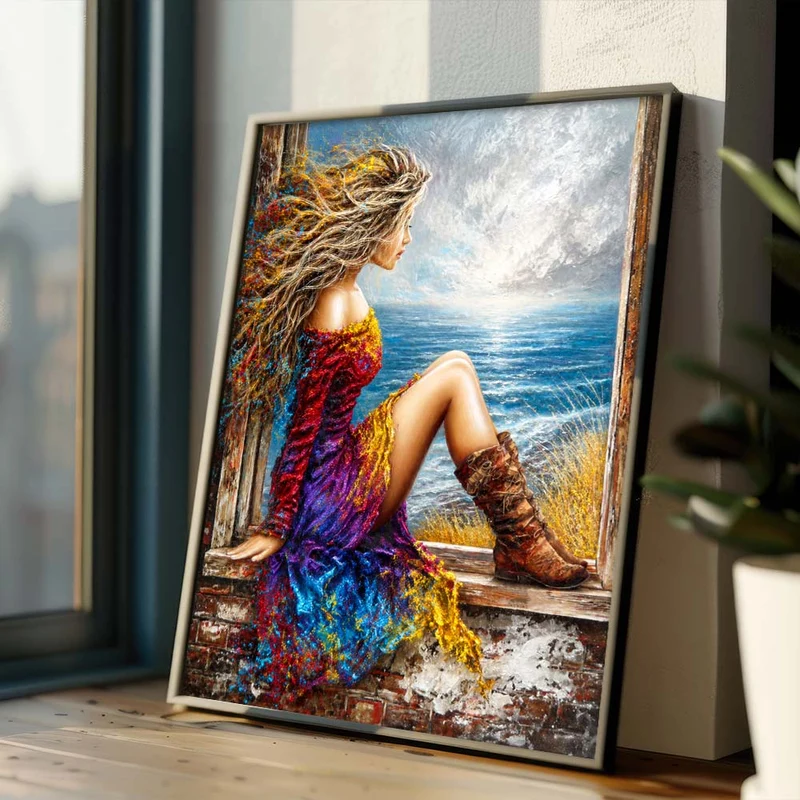5D Diamond Painting – Farben des Fernwehs