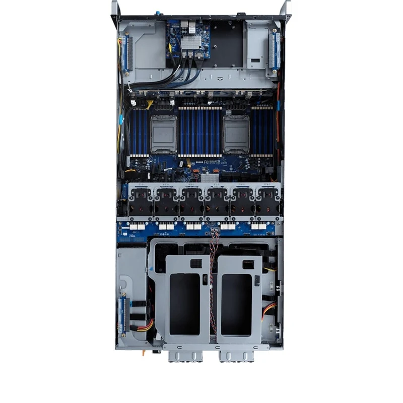 Gigabyte G492-HA0 4U Rackmount Dual 3rd Gen Intel Xeon Scalable Server - Multi-GPU Support - 12x Hot-Swap Bays - Redundant PSU