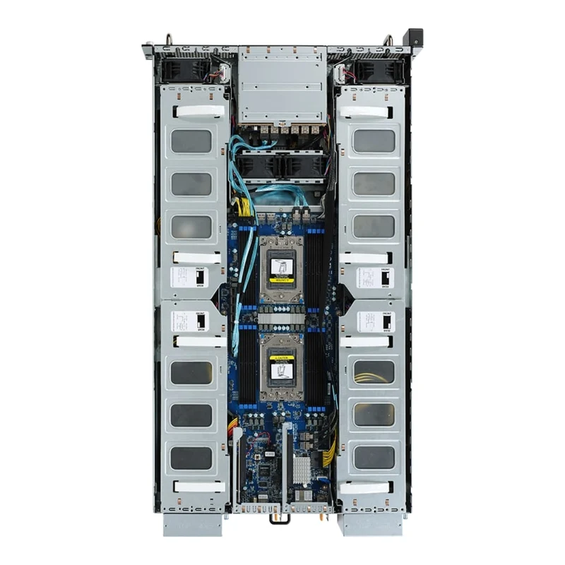 Gigabyte G292-Z44 2U Rackmount Dual 3rd Gen AMD ROME Server - 8x Hot-Swap Bays - Redundant PSU