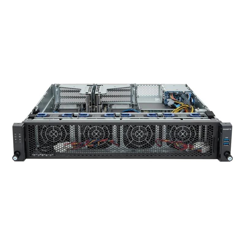 Gigabyte E263-Z30 2U Rackmount Single Socket 4th Gen AMD GENOA Server - Short Depth Edge Platform - Redundant PSU