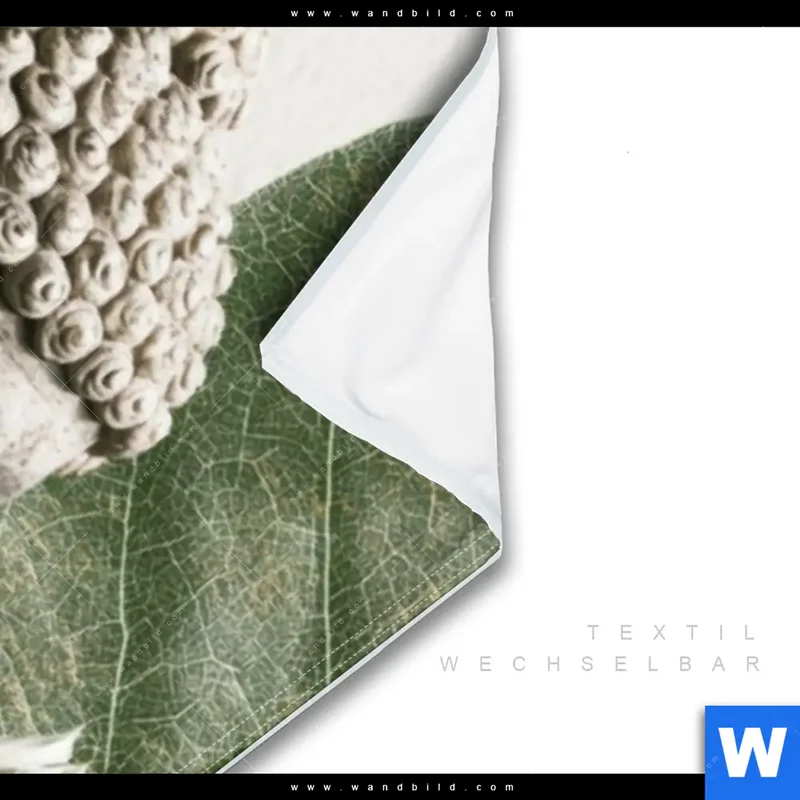 Wechselmotiv | Buddha zwischen Lotusblüten | Schmal