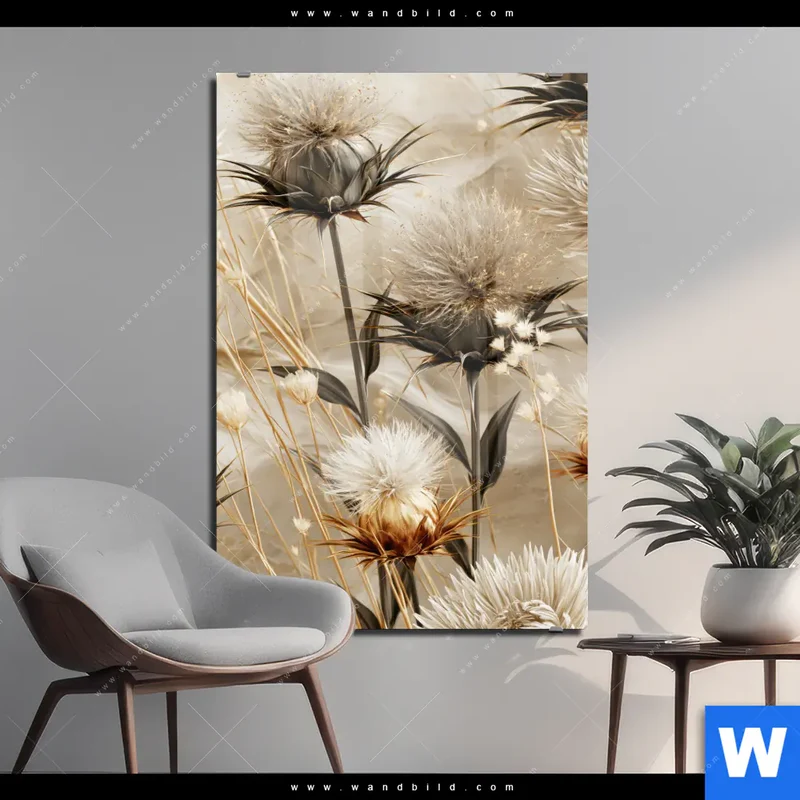 Acrylglasbild | Wildblumen | Hochformat