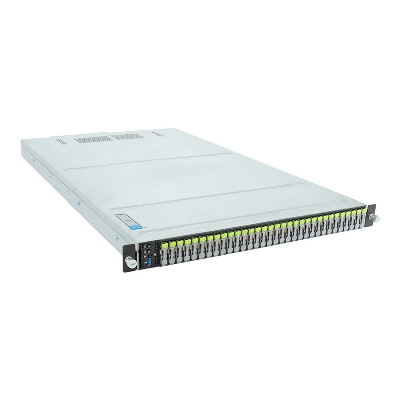 Gigabyte S183-SH0 1U Rackmount Dual Socket 4th Gen Intel Xeon Scalable Server - 32x E1.S Hot-Swap Bays - Redundant PSU