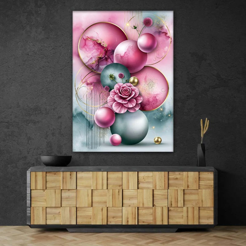 5D Diamond Painting – Rosengoldene Balance
