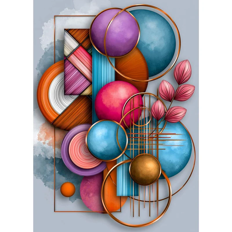 5D Diamond Painting – Harmonie der Formen