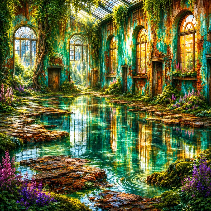 5D Diamond Painting – Lysandras Smaragdrefugium
