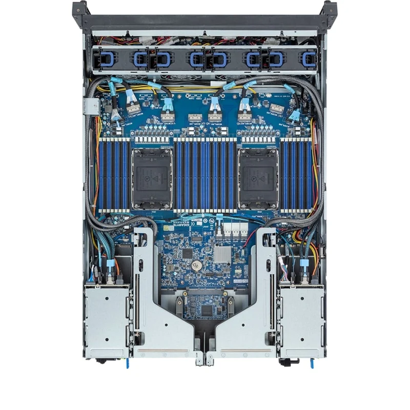 Gigabyte E283-S90 2U Rackmount Dual Socket 4th Gen Intel Xeon Scalable Server - Short Depth Edge Platform - Redundant PSU