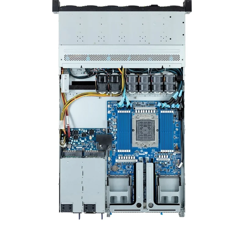 Gigabyte R163-Z32 1U Rackmount Single Socket 4th Gen AMD GENOA Server - 12x Hot-Swap Bays - Redundant PSU