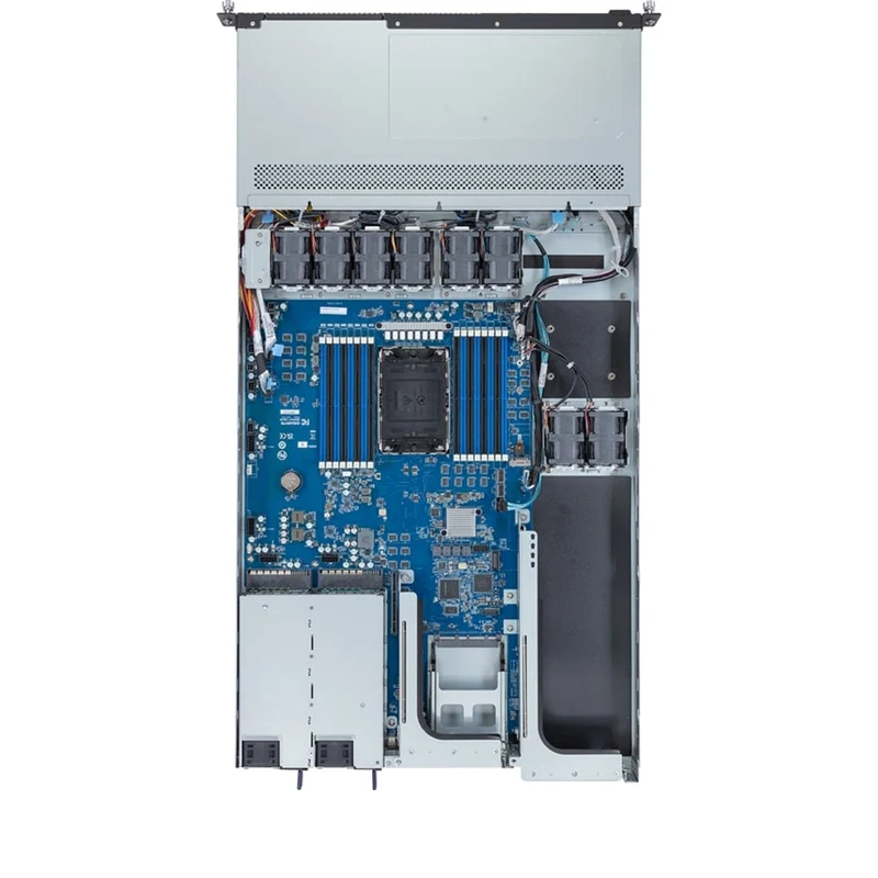 Gigabyte R163-SG0 1U Rackmount Single Socket 4th Gen Intel Xeon Scalable Server - 4x Hot-Swap Bays - Redundant PSU