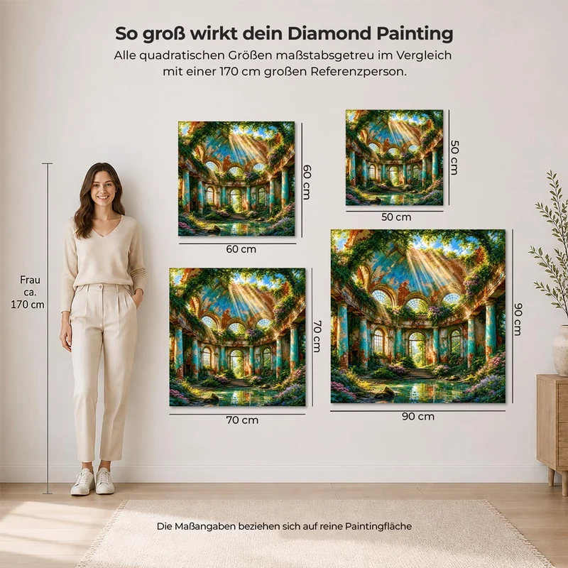 5D Diamond Painting – Aurelias verwunschene Sonnenrotunde
