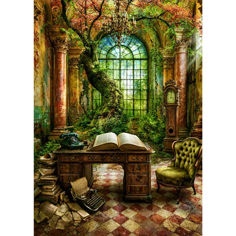 5D Diamond Painting – Das Vermächtnis der grünen Bibliothek