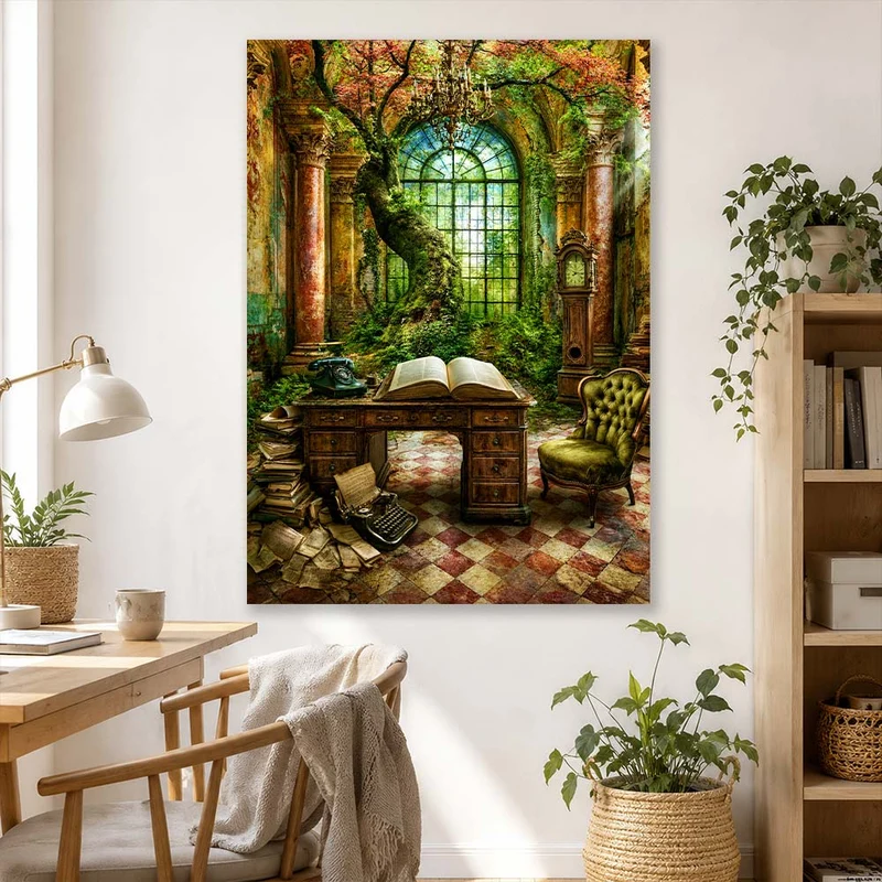 5D Diamond Painting – Das Vermächtnis der grünen Bibliothek