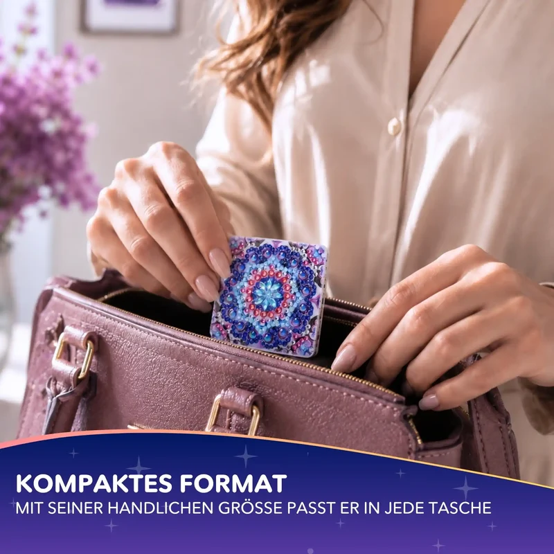 Diamond Painting - Taschenspiegel Mandala