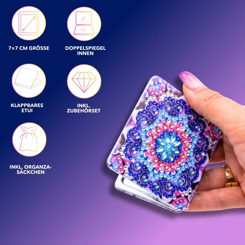 Diamond Painting - Taschenspiegel Mandala