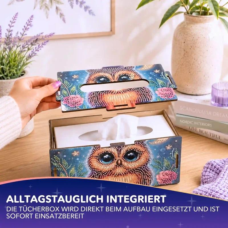 Diamond Painting - Tücherbox Eule