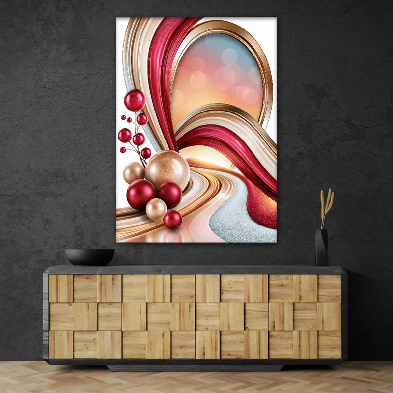 5D Diamond Painting – Rubinrote Harmonie