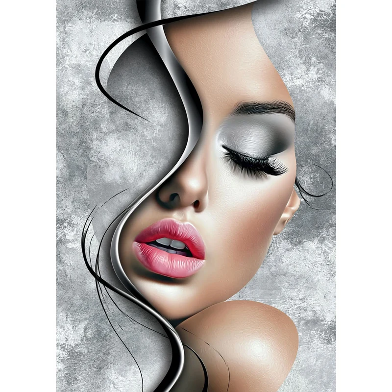 5D Diamond Painting – Silhouette der Eleganz