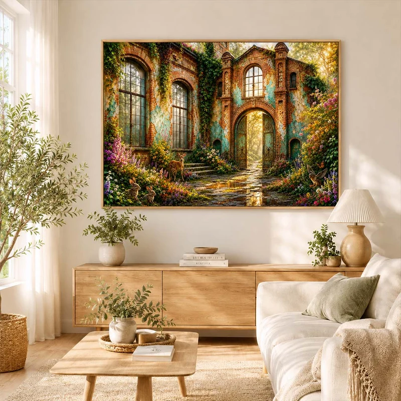 5D Diamond Painting – Das Erwachen der Vergessenen Gärten