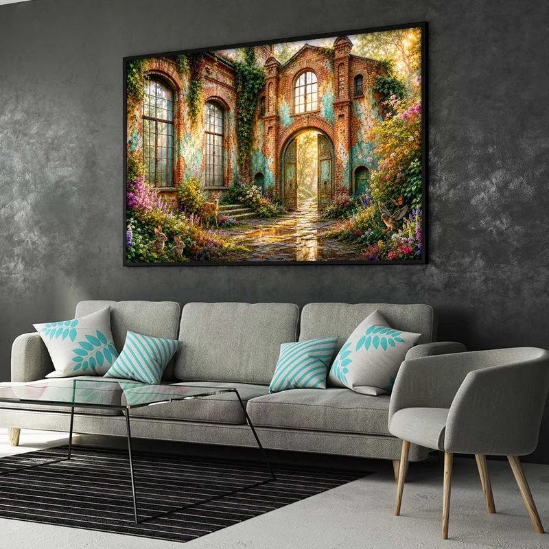 5D Diamond Painting – Das Erwachen der Vergessenen Gärten