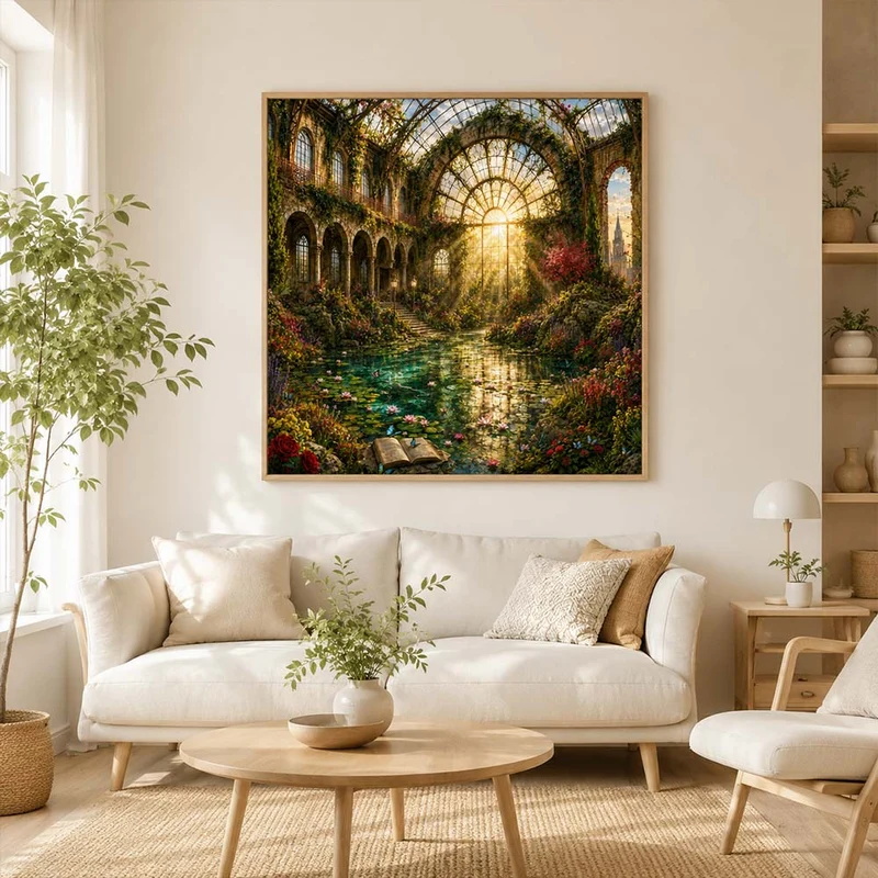 5D Diamond Painting – Verborgene Symphonie des Lichts