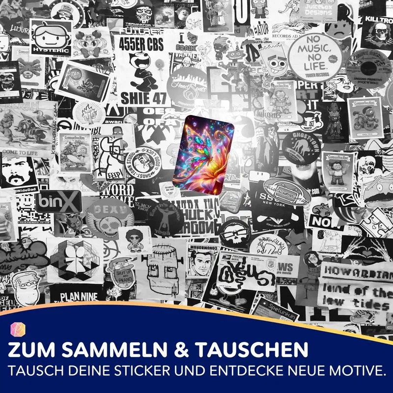 Aufkleber 5er-Set - Leuchten lernen