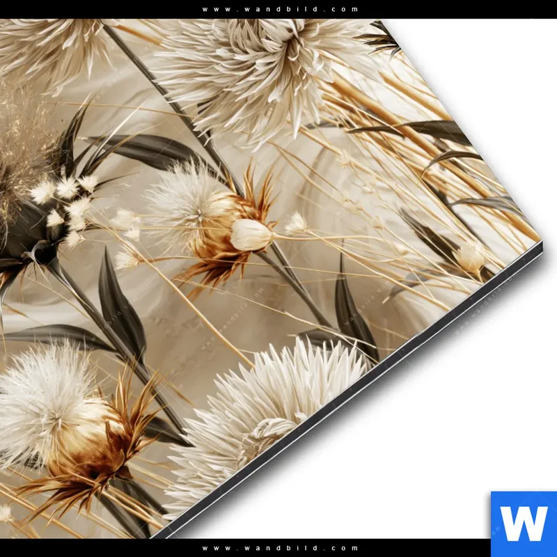 Alu-Dibond Bild | Wildblumen | Quadrat