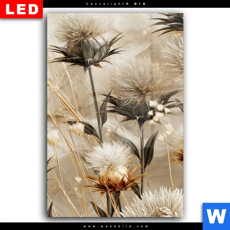 Wechselmotiv Acrylglas Canvalight® DIA | Wildblumen | Hochformat