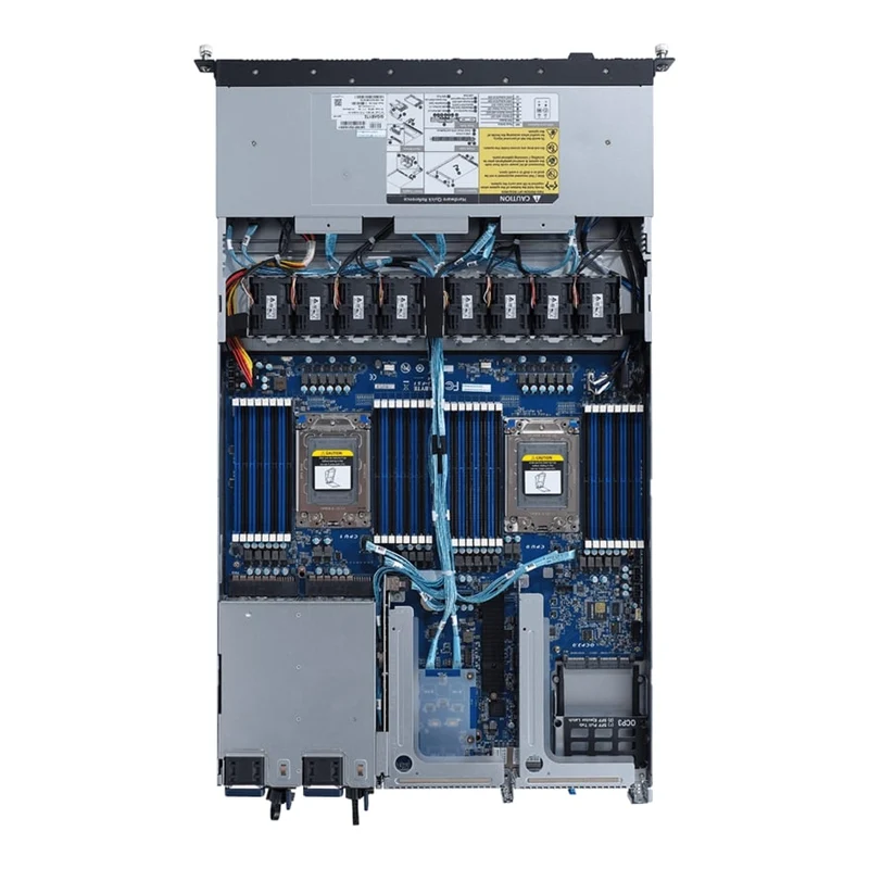Gigabyte R182-Z93 1U Rackmount Dual 3rd Gen AMD ROME Server - 10x Hot-Swap Bays - Redundant PSU