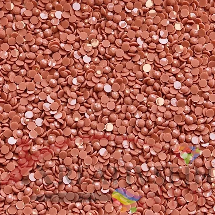 DMC 3830 Terracotta - runde Steine - Diamond Painting