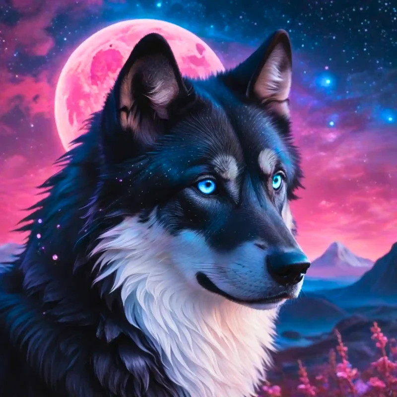 Diamond Painting - Unter dem Erdbeermond "Limited Edition"