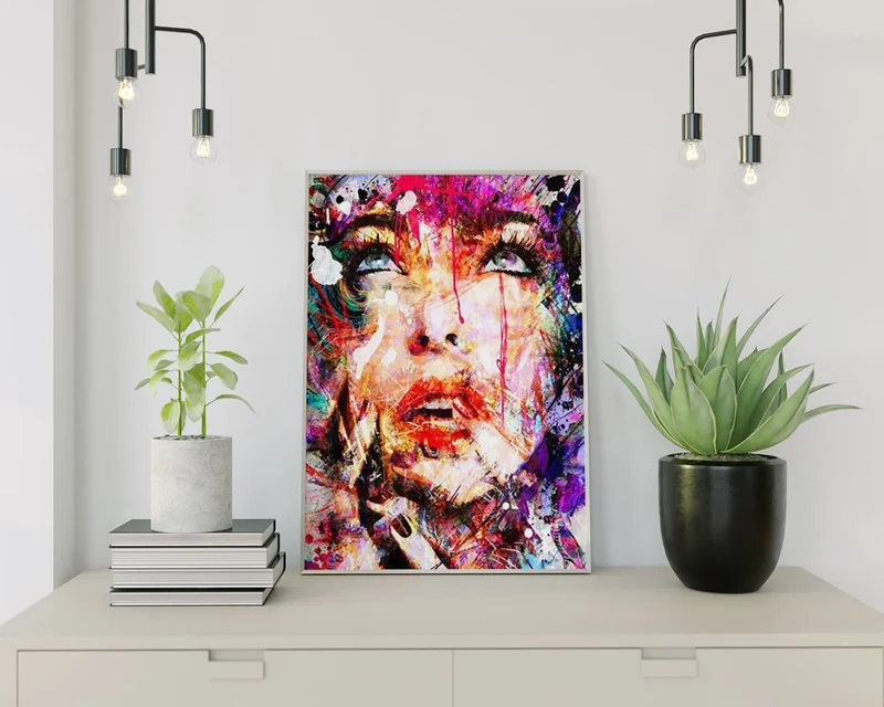 Diamond Painting Abstrakte Frau