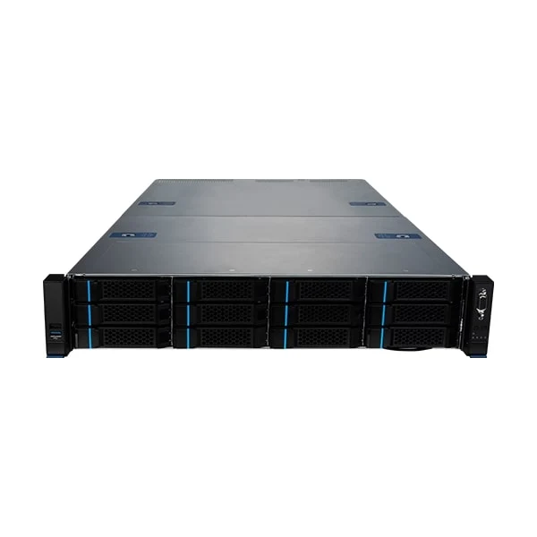 MSI S2206-02 2U Rackmount Dual AMD EPYC Server - 12x Hot-Swap Bays - 2x Gigabit LAN - Redundant PSU