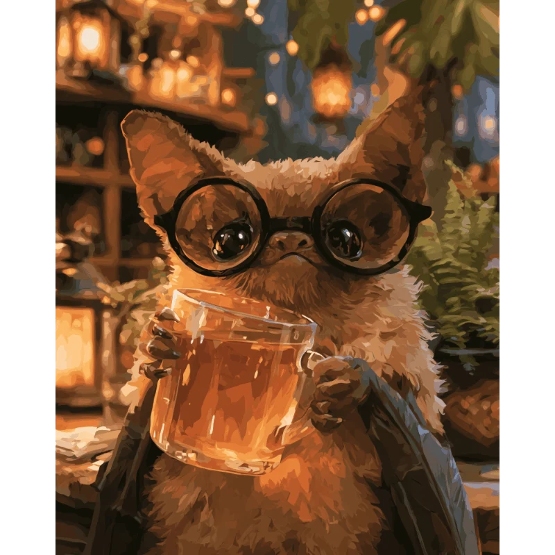 Nerdige Fledermaus