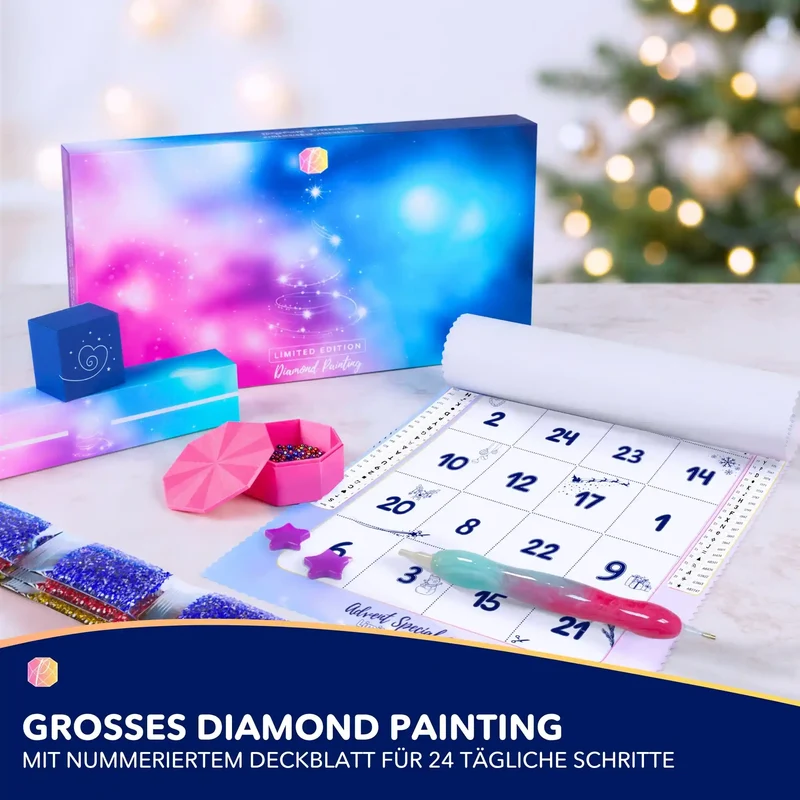 Diamond Painting Adventsmotiv 2026 - Limited Edition (Vorbestellung)