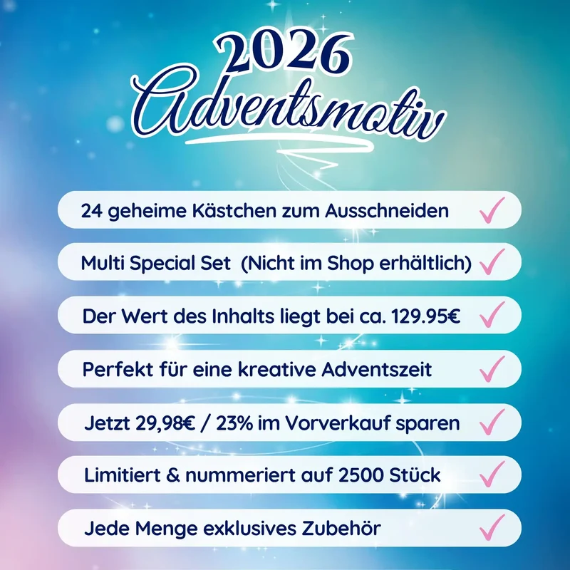 Diamond Painting Adventsmotiv 2026 - Limited Edition (Vorbestellung)