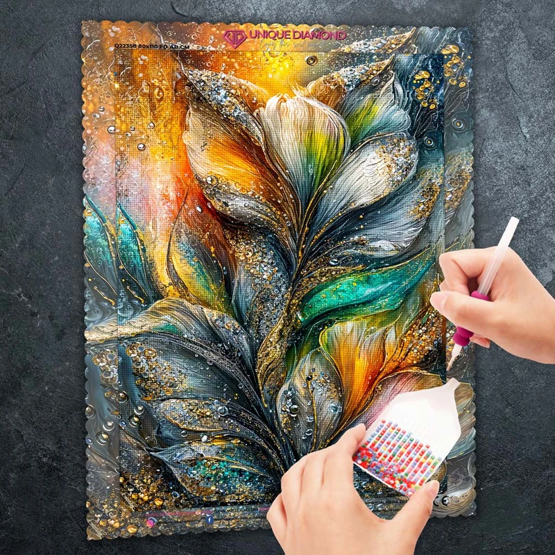 5D Diamond Painting – Aurelia Crystal Blossom