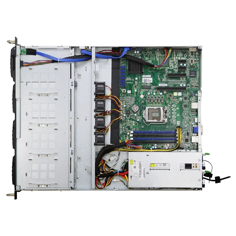 AIC 1U 12G Short Storage Server Chassis 4 x 3.5" Hot-Swap + 4 x 9mm 2.5" Internal with 400W Single PSU (Rails Included) * Expander On Board