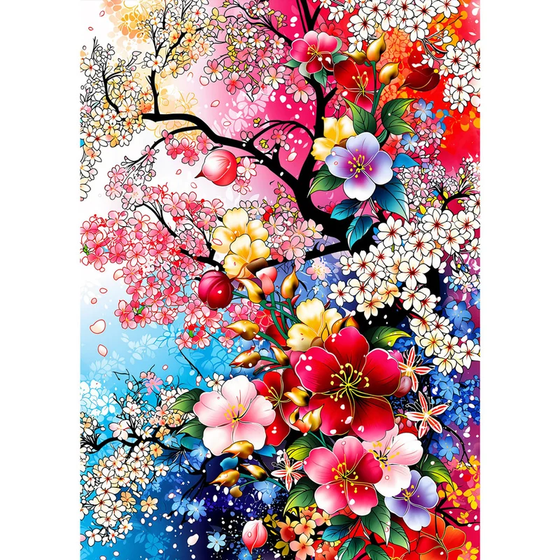 5D Diamond Painting – Sakura Hanami Blütensinfonie