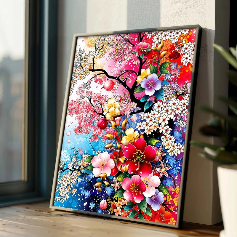 5D Diamond Painting – Sakura Hanami Blütensinfonie