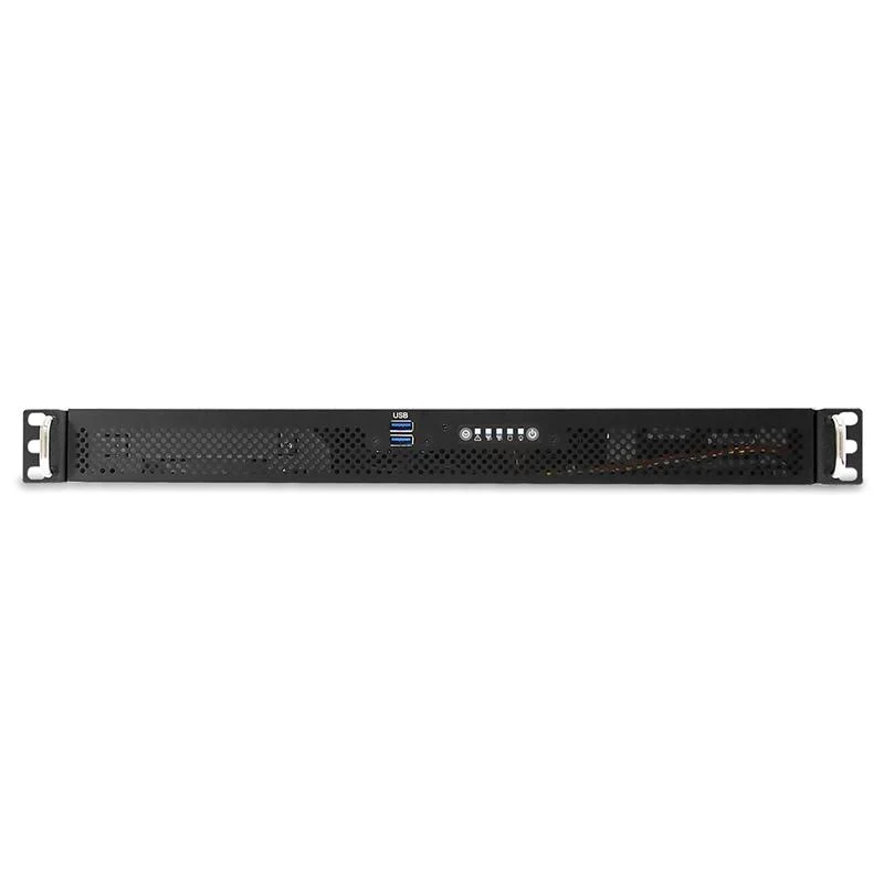 1U Short Rugged Rackmount Chassis 2 x 3.5" ,2x2.5" Internal (250 Watt PSU Inc.)