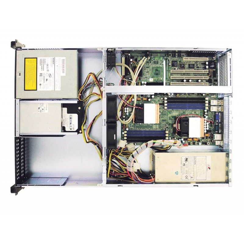AIC 2U Rugged Long Chassis 4 x 5.25" External 1 x 3.5" External + 1 x 3.5" Internal (Low Profile Version)