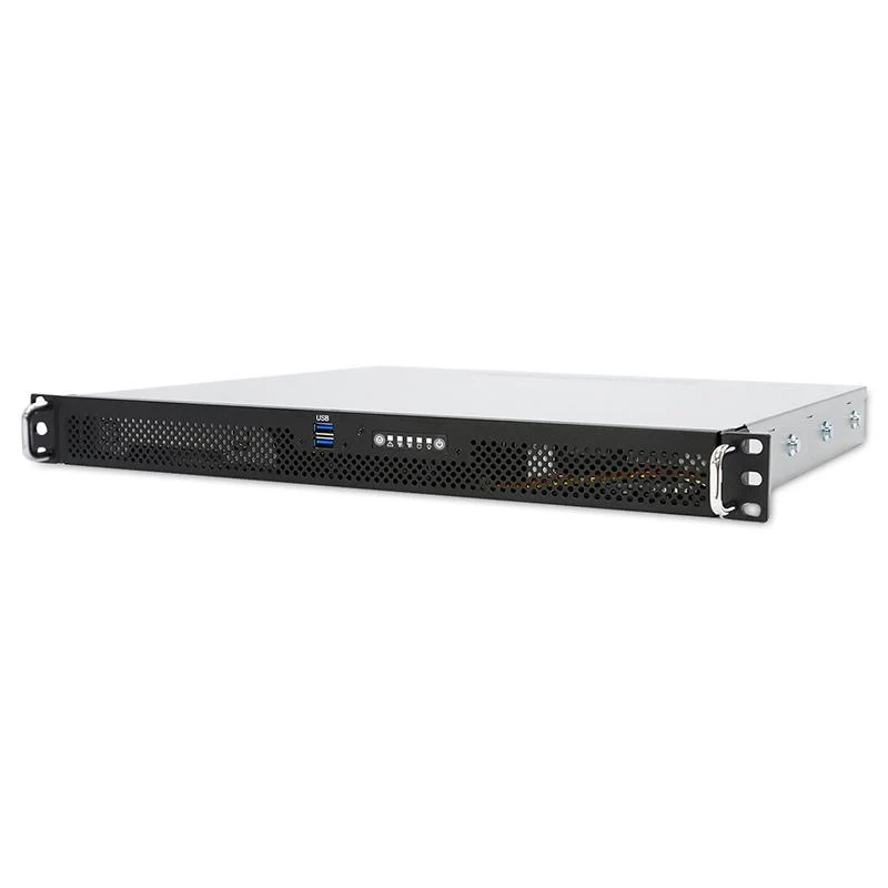 1U Short Rugged Rackmount Chassis 1x 3.5" ,2x2.5" Internal (250 Watt PSU Inc.), with Slim ODD Bay