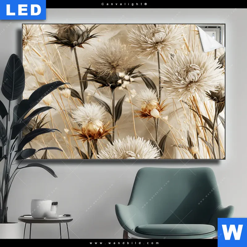 Canvalight® Leuchtbild | Wildblumen | Querformat