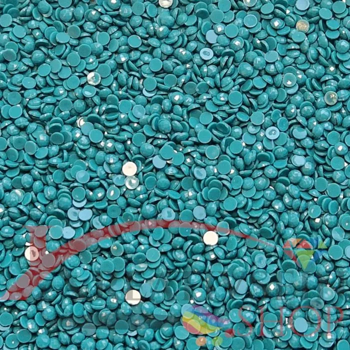 DMC 3814 Aquamarine - runde Steine - Diamond Painting