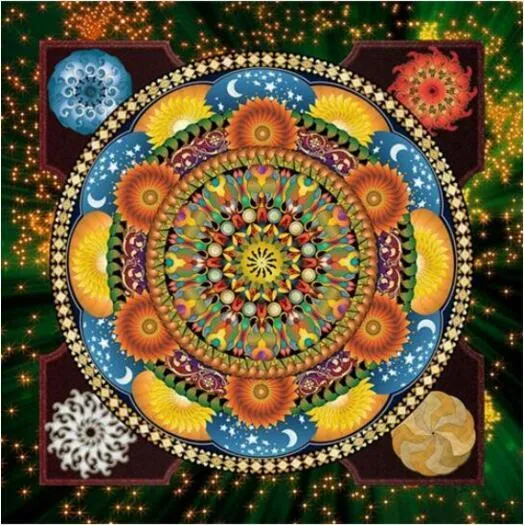 Mandala Blue And Yellow PIX-653
