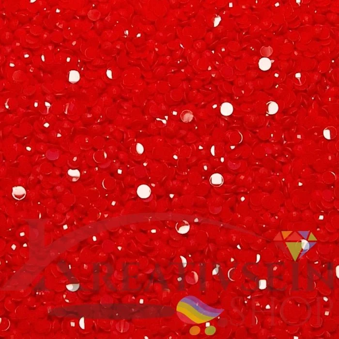 DMC 3801 Christmas Red LT - runde Steine - Diamond Painting