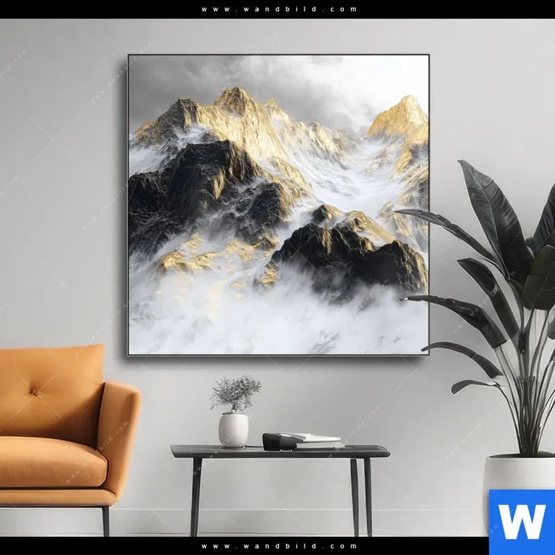 Wechselmotiv | Stille der goldenen Berge | Quadrat