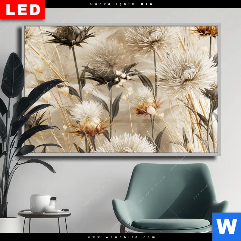 Wechselmotiv Acrylglas Canvalight® DIA | Wildblumen | Querformat
